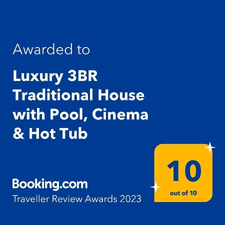 Narcisa - Luxury 3br Traditional House With Pool, Cinema & Hot Tub * Xaghra